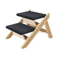 thumbnail image 3 of DOLITY Wood Pet Stairs/Pet Steps, Foldable Dog Stairs & Ramp Perfect for Beds and Cars, 2 Steps, 3 of 9