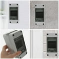 thumbnail image 4 of HAMPPLIES 2Ud Caja De Distribución Eléctrica Resistente Para Uso Con Breakers Con De Protección Gris, 4 of 8