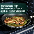 thumbnail image 3 of HexClad Hybrid Nonstick 6-Piece Fry Pan Set, 8, 10 and 12-Inch with Tempered Glass Lids, Stay-Cool Handles, Dishwasher and Oven Safe, Induction Ready, Compatible with All Cooktops, 3 of 6