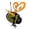 Orange, variant on Brixlen Green Solar Wrought Iron Bee Hanging Light, Waterproof LED Garden Ornament Lamp, Solar Powered Hanging Decor for Yard Patio Porch Tree Outdoor Decorations