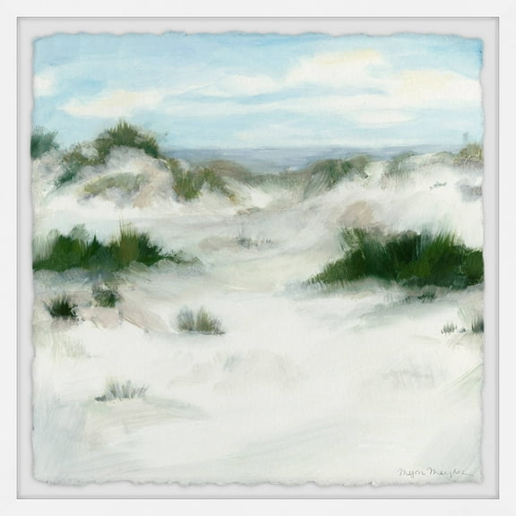 Marmont Hill White Sands II Framed Wall Art