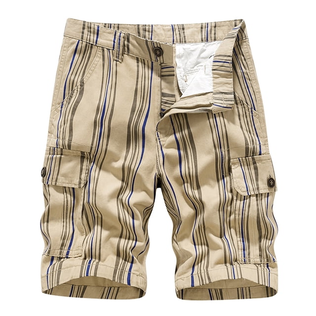 Birdeem Mens Plus Size Cargo Shorts Multi-Pockets Relaxed Summer Beach Shorts Pants