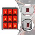 thumbnail image 6 of Dualoai Adjustable Baseball Strike Zone Target Net Practice Baseball Softball Target Black Stripe, 6 of 9