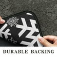 thumbnail image 6 of Black Christmas Snowflake Pattern Door Rugs,Washable Non Slip Door Mats Indoor,Decorative Door Mats,Entry Mat Indoor for Entrance,Bedroom,Kitchen,Bathroom,30"x17", 6 of 6