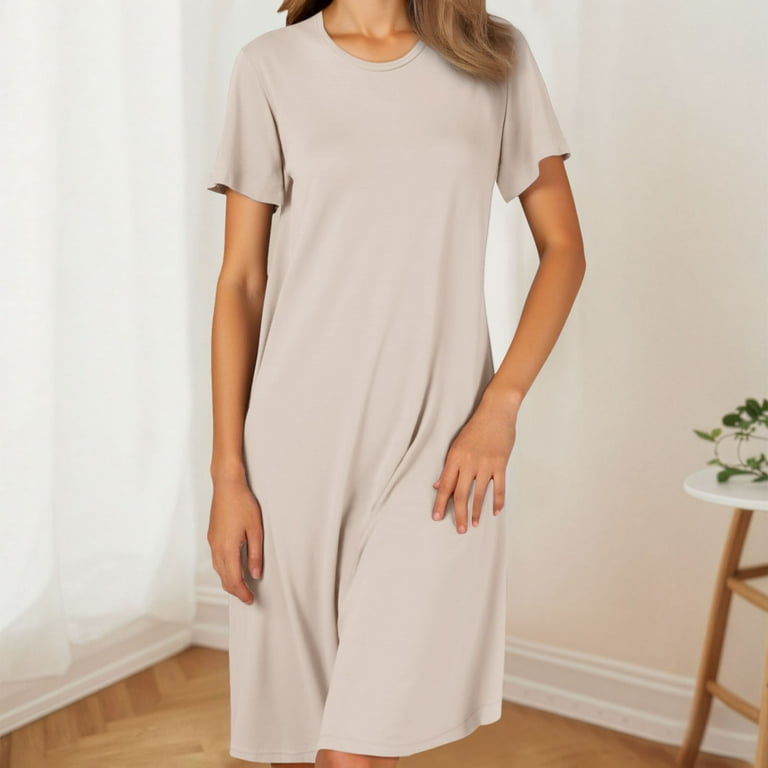 casual dresses with built in bra SheBird