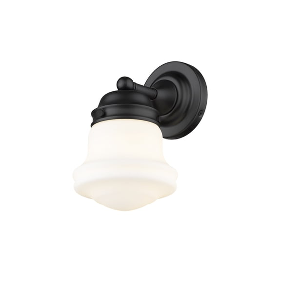 735-1S-MB-Z-Lite-Vaughn - 1 Light Wall Sconce In Transitional Style-9.5 Inches Tall and 6 Inches Wide-Matte Black Finish