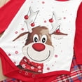 thumbnail image 6 of Family Christmas Matching Pajamas, Dad Mom Kid Baby Cartoon Plaid Sleepwear Homewear Sets, 6 of 6
