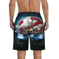 thumbnail image 4 of Ghostbusters Mens Swim Trunks Quick Dry Swim Shorts Mesh Lining Bathing Suits Swimwear Beach Shorts with Pockets, 4 of 7