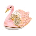 thumbnail image 5 of freneci Swan Jewelry Box Cute Animal Trinket Box for Desktop Living Room Centerpiece Pink, 5 of 8