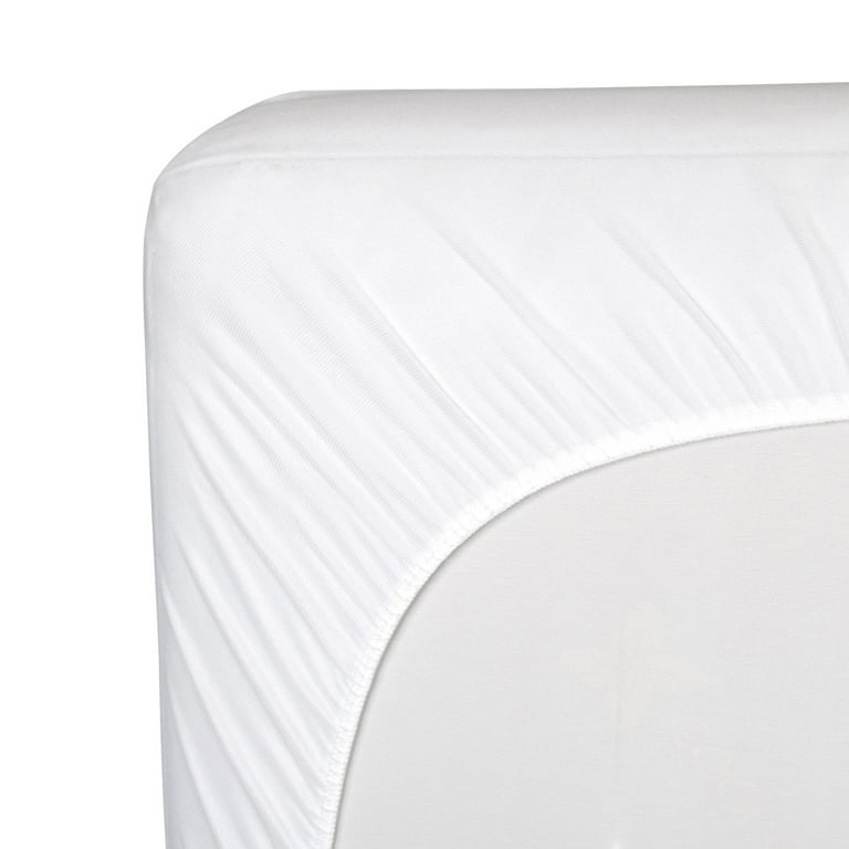 Waterproof Fitted Crib and Toddler Mattress Pad Cover - Cloud Island™ White