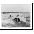 thumbnail image 2 of Historic Framed Print, [Family group on sailboat, Long Island: the capsize"]", 17-7/8" x 21-7/8", 2 of 9
