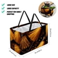 thumbnail image 2 of Halloween Broom Large Capacity Reusable Foldable Oxford Cloth Storage Basket: Tote Bag, Laundry Organizer, and Storage Box, 2 of 7
