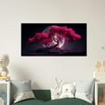 thumbnail image 5 of Japanese Cherry Blossom Canvas Art, Full Moon, High-Quality Home or Office Decor, 5 of 11