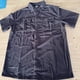 thumbnail image 3 of Ceisia Men's Relaxed Fit Corduroy Short Sleeve Turndown Collar Shirt with Dual Chest Pockets Dark Gray M Gifts, 3 of 7