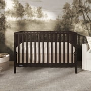 Dream On Me Synergy Wave 5-in-1 Convertible Crib, Chocolate Chip