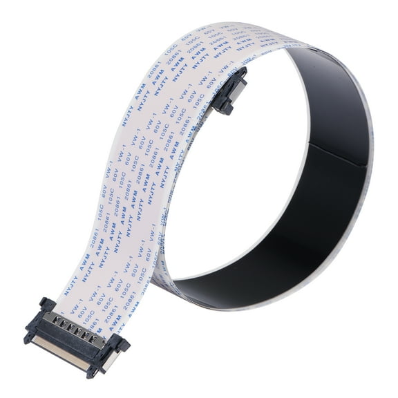 Uxcell FFC FPC Cable 0.5mm Pitch 51 Pin 600mm Flat Ribbon Cable for LCD Screen