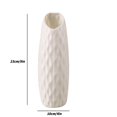 thumbnail image 3 of PRINxy Modern Art Vase for Centerpieces Decor,Geometric Vase Flower Arrangement Container Home Office Decor White, 3 of 7