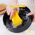 thumbnail image 1 of Fiudx Cepillo de Silicona, Cocina Resistente Al Calor, Fácil de Usar En Lavavajillas, Apto para Vajilla, Coche, Baño, Solución de Limpieza para El Hogar, Diseño Duradero y No Poroso., 1 of 7