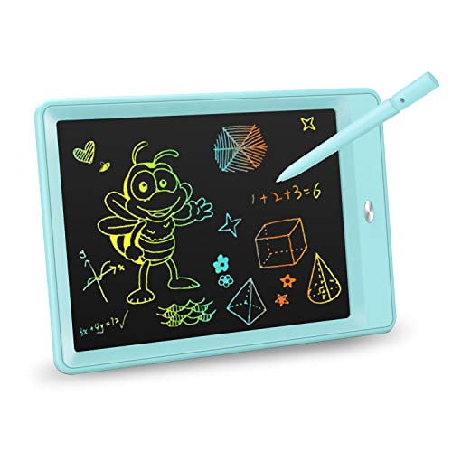 Green LCD Writing Tablet 12 Inch Toddler Doodle Board Educational and Learning Kids Toy for 2 3 4 5 6 Year Old Boys and Girls Gifts Colorful Drawing Tablet Erasable Electronic Painting Pads
