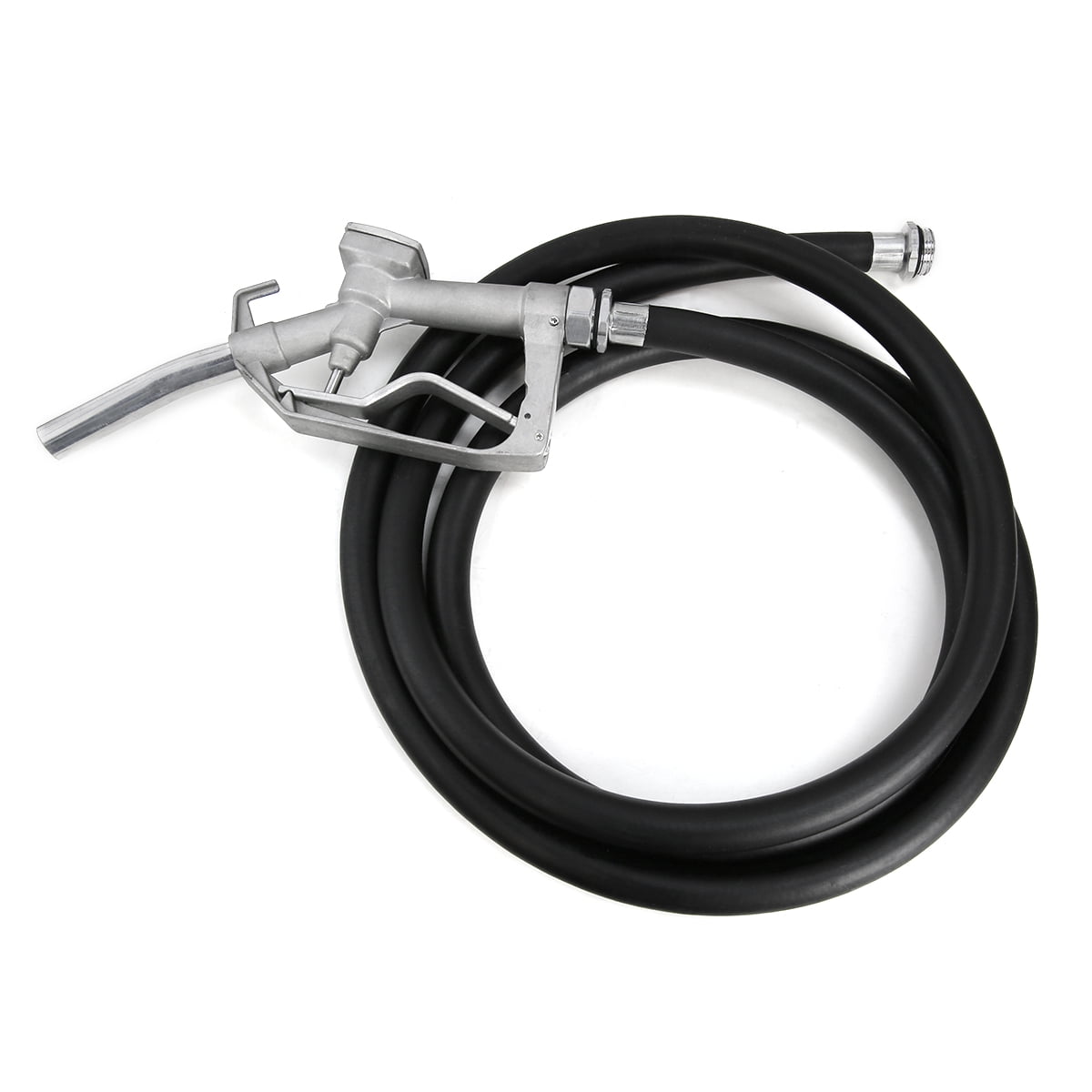 XtremepowerUS 12V DC Portable Liquid Transfer Pump Kit, 20 GPM w/ Hose, Nozzle & Battery Cables for Outdoor & Equipment Use