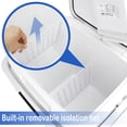 thumbnail image 3 of ZENY 28Qt Portable 12V Electric Car Cooler Warmer, Thermoelectric Mini Fridge, Black, 3 of 12