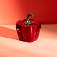 thumbnail image 4 of Cristal Fruta Escultura Arte Estantería Decoración Ornamento Obra Chile Rojo Sunnimix Estatua de fruta de cristal, 4 of 8