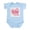 Sky Blue, variant on CafePress - My Nana Loves Me Infant Creeper - Baby Light Bodysuit, Size Newborn - 24 Months