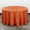 Terracotta, variant on Your Chair Covers - Crinkle Taffeta Teal Tablecloth (120 Inch) Round