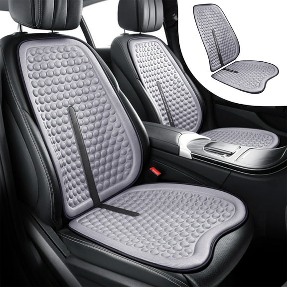 Car Seat Cushion Backrest | Ventilated Mesh Support | All Season Comfort & Cooling | Breathable 3D Structure | Fits Most Cars | Portable Removable Design | 25.6x17.7 in | 1 Pack