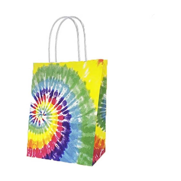 Inteprter Bolsa de almacenamiento de 20 piezas con asa para regalos de fiesta, bolsas de gran capacidad para alimentos, ropa, bolsillo para Almacenamiento y organización del hogar Impreso