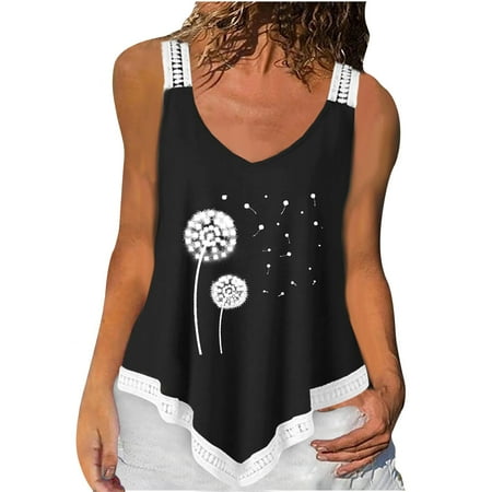 

Womens Summer Tops Casual Soft Shirts Letter Shirt Front Half Split Summer Sleeveless V-Neck Blouse Activewear Short Ruffled Party Club Corset Loose Fit V-Neck Short Sleeve Tunic Blouse Casual