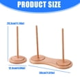 thumbnail image 5 of 360 Degree Rotating Wooden Yarn Holder Thread Spool Organiser Stand for Weaving, 5 of 8