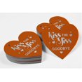thumbnail image 4 of Inkdotpot 100 Pack Kiss The Miss Goodbye Bridal Shower Favor Paper Tag Craft Real Silver Foil Hang Tag, 4 of 6