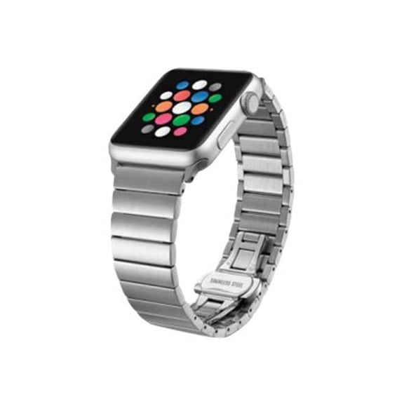 Open Box Platinum Link Band - Strap for smart watch - silver - for Apple Watch Herm��s Series 9, SE 3, Series 10, Series 11, Series 9, Ultra 2, Ultra 3