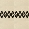 thumbnail image 1 of Ahgly Company Machine Washable Indoor Square Transitional Moccasin Beige Area Rugs, 7' Square, 1 of 7
