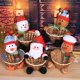 thumbnail image 3 of Advancent Cesta de almacenamiento de dulces de Feliz Navidad Decoración de Navidad Cestas de almacenamiento de Papá Noel Kits de decoración para fiestas Homem-biscoito S Advancent JR1136-04, 3 of 6