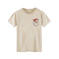 thumbnail image 5 of Anbech Christmas Short Sleeve Tshirts for Women Merry Christmas Tees Snowflake Graphic Tee Tops, 5 of 8
