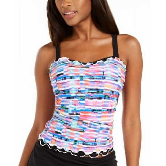 Profile by Gottex Tricolore Printed Underwire Tankini Top, Created for Macy's Women's Swimsuit