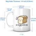 thumbnail image 5 of So In Loaf with You Mug-11 Ounce White Ceramic Mug, Gift Idea for Anniversary Valentine's Day Friendship Wedding Holidays Birthday, Funny Coffee Mug for Couple Husband Wife Boyfriend Girlfriend, 5 of 6