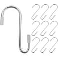 thumbnail image 1 of MasteelfCA 12pcs S Hook Ornament Iron Hook Heavy Duty 2.4 Inch Small Hook For Hanging, 1 of 9
