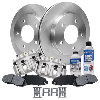 2004 Ford F-150 Rear Drilled and Slotted Brake Rotors (Pair