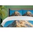 thumbnail image 4 of Ambesonne Nature Duvet Cover Set, Himalaya Mountains, 2-Calking, Blue Brown, 4 of 7