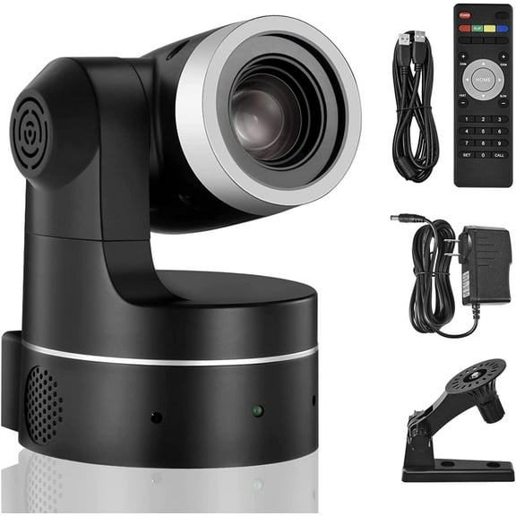 OIEXI 10x Optical Zoom 1080P USB PTZ Camera - 30FPS HD Webcam for Video Conferencing, Live Streaming, Church, School, Events - Compatible with Most Software
