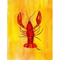 28 x 40 In. Crawfish Flag Canvas, House Size