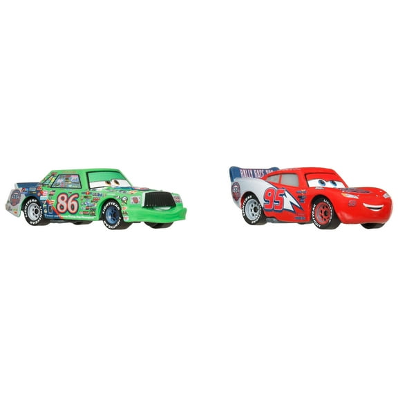Disney and Pixar Cars 2-Pack, Set of 2 1:55 Scale Die-Cast Toy Vehicles (Styles May Vary)