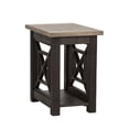 thumbnail image 1 of Liberty Furniture Heatherbrook Brown Chair Side Table, 1 of 8
