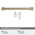 thumbnail image 4 of Amerock Faraday 7-9/16 inch (192mm) Center-to-Center Golden Champagne Cabinet Pull, 4 of 6