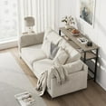 thumbnail image 3 of Alician Entryway Table, Console Tables with Storage, 39.3”Rustic Sofa Table with Adjustable Shelf, Console Table, 3 of 7