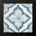 thumbnail image 2 of Watts, Eva 15x15 Black Modern Framed Museum Art Print Titled - Blue Single Morrocan Tile, 2 of 5