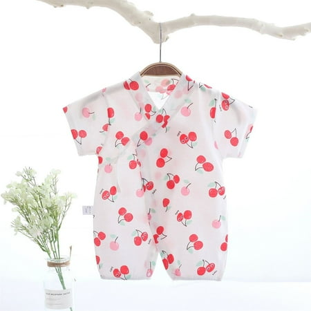 

Vedolay Rompers For Summer Baby Boy s Floral Print Sleeveless Spaghetti Strap Cami Jumpsuit Pants Romper Red 3-6 Months